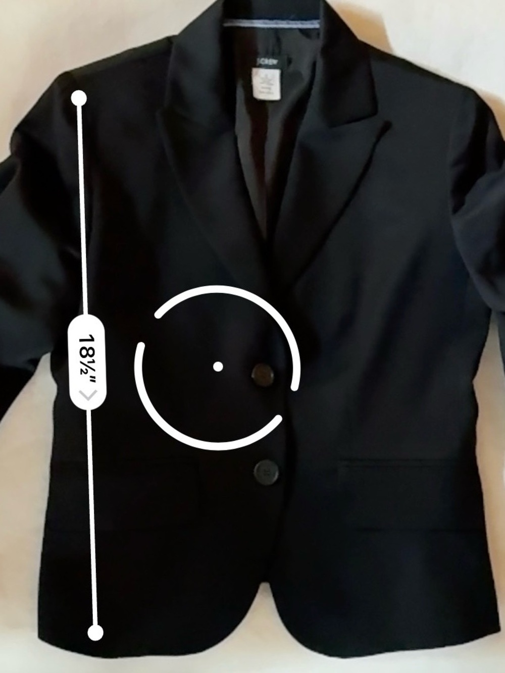 J. Crew Black Women's Tailored Blazer - Picture 6 of 7